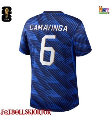 Frankrike Eduardo Camavinga #6 Hemmatröja VM 2026 Kortärmad